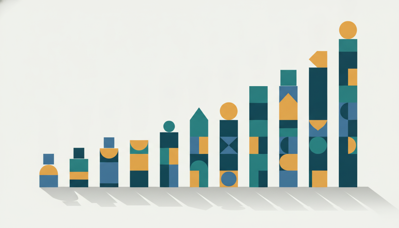 Illustration d'un budget annuel réparti en postes mensuels