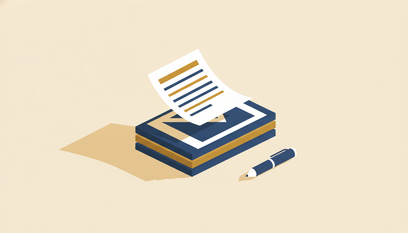 Document statutaire avec une section en cours de révision